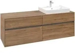 Villeroy & Boch Waschbeckenunterschrank Collaro C02300, Kansas Oak,...