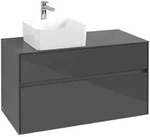 Villeroy & Boch Collaro Waschbeckenunterschrank C03900 Glossy Grey