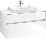 Villeroy & Boch Collaro Waschbeckenunterschrank C01900 1000x548x500mm White Matt