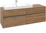 Villeroy & Boch Waschbeckenunterschrank Collaro, Kansas Oak, 1.600 x 548 x 500...