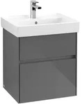 Villeroy & Boch Collaro Waschbeckenunterschrank C00700, 510x546x414mm, Glossy...