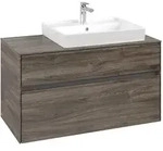Villeroy & Boch Collaro Waschbeckenunterschrank C01800 1000x548x500mm Stone Oak
