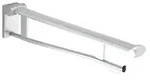 KEUCO PLAN CARE St&uuml;tzklappgriff WC mit Toilettenpapierhalter 700 mm