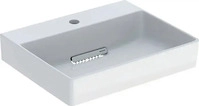 Geberit 505019001, Geberit Wandwaschtisch "One" mit horizontalem Ablauf, rechteckig,