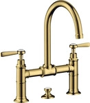 Hansgrohe 16511990, Hansgrohe AXOR Montreux 2-Griff Waschtischarmatur 220 Polished