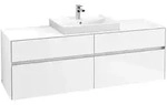 Villeroy & Boch Collaro Waschbeckenunterschrank C02500 Glossy White
