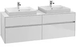 Villeroy & Boch Collaro Waschbeckenunterschrank C02400 1600x548x500mm Glossy...