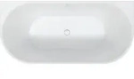 Duravit Badewanne &bdquo;DuraSenja&ldquo; vorwand oval 1500 &times; 750 mm, mittig in Wei&szlig;