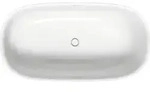 Duravit Badewanne &bdquo;Zencha&ldquo; freistehend oval 1600 &times; 850 mm in Wei&szlig; (matt)