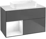 Villeroy & Boch Finion Waschbeckenunterschrank G65, anthrazit matt lackiert /