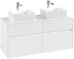 Villeroy & Boch Collaro Waschbeckenunterschrank C04400 1200x548x500mm White Matt