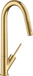 Hansgrohe 10821250, Hansgrohe AXOR Starck K&uuml;chenmischer 10821XXX Brushed Gold Optic