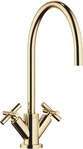Dornbracht 22815892-09, Dornbracht TARA Einlochbatterie Messing (23kt Gold),