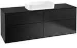 Villeroy & Boch Finion Waschbeckenunterschrank G32, 1600x603x501mm, Black Matt