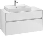 Villeroy & Boch Collaro Waschbeckenunterschrank C01700 1000x548x500mm links