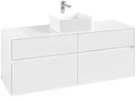 Villeroy & Boch Collaro Waschbeckenunterschrank C04500, 1400x548x500mm, White...