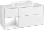 Villeroy & Boch Finion Waschbeckenunterschrank G70 1200x603x501mm Glossy White