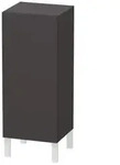 Duravit Halbhochschrank &bdquo;L-Cube&ldquo; 25 &times; 60 &times; 20 cm Graphit Supermatt