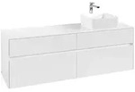 Villeroy & Boch Collaro Waschbeckenunterschrank C05100 Glossy White