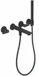 Hansgrohe AXOR Citterio C 3-Loch Wannenarmatur Unterputz mattschwarz, Ausladung 222