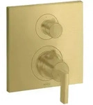 Hansgrohe AXOR Citterio Thermostat Unterputz mit Ab- und Umstellventil, Brushed
