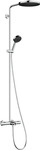 Hansgrohe 24232000, Hansgrohe Pulsify S Puro Showerpipe EcoSmart Aufputz chrom,...