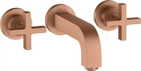 Hansgrohe 39313310, Hansgrohe 3-Loch Waschtischarm.Axor Citterio Wand Fertigset kurz