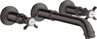 Hansgrohe 16532340, Hansgrohe 3-Loch Waschtischarmatur Axor Montreux Wand Fertigset