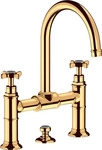 Hansgrohe 16510990, Hansgrohe Zweigriff Waschtischarmatur 220 Axor Montreux Br&uuml;cke