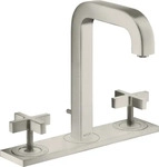 Hansgrohe 39134800, Hansgrohe 3-Loch Waschtischarmatur Axor Citterio mit Platte