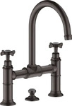 Hansgrohe 16510340, Hansgrohe Zweigriff Waschtischarmatur 220 Axor Montreux Br&uuml;cke