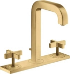 Hansgrohe 39134250, Hansgrohe 3-Loch Waschtischarmatur Axor Citterio mit Platte