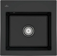 Villeroy & Boch 331501R7, Villeroy & Boch Subway 50 S Einbausp&uuml;le, Pure Black,