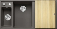 Blanco 527227, BLANCO AXIA III 6 S Einbau: von oben|Farbe: vulkangrau|f&uuml;r