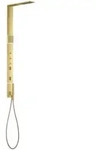 Hansgrohe AXOR ShowerComposition Duschpaneel, Thermostat, Brushed Brass, 110 x 220 mm