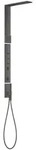 Hansgrohe AXOR ShowerComposition Duschpaneel, Thermostat, Brushed Black Chrome, 110 x