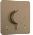 Hansgrohe Ecostat Comfort Q Thermostat Unterputz f&uuml;r 2 Verbraucher Brushed Bronze