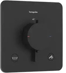 Hansgrohe Ecostat Comfort Q Thermostat Unterputz f&uuml;r 2 Verbraucher Mattschwarz