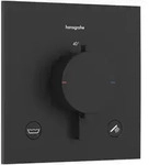 Hansgrohe Ecostat Comfort E Thermostat Unterputz f&uuml;r 2 Verbraucher Mattschwarz