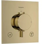Hansgrohe Ecostat Comfort E Thermostat Unterputz f&uuml;r 2 Verbraucher, Polished Gold