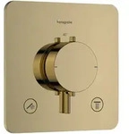 Hansgrohe Ecostat Comfort Q Thermostat Unterputz f&uuml;r 2 Verbraucher, Polished Gold