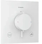 Hansgrohe Ecostat Comfort E Thermostat Unterputz f&uuml;r 2 Verbraucher, Mattwei&szlig;
