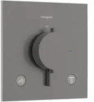 Hansgrohe Ecostat Comfort E Thermostat Unterputz f&uuml;r 2 Verbraucher Brushed Black