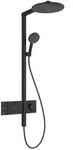 Hansgrohe Raindance Alive S Showerpipe 300 2jet mit Thermostat MSW, Mattschwarz