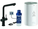Armatur und Boiler Red Duo 30327_1, Gr&ouml;&szlig;e M, L-Auslauf, Einlochmontage