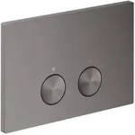 Hansgrohe AXOR FlushPlate Dr&uuml;ckerplatte, Brushed Black Chrome, 164 x 246 x 12 mm,