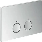 Hansgrohe AXOR FlushPlate Dr&uuml;ckerplatte, Chrom, 164 x 246 x 12 mm, f&uuml;r Geberit