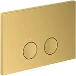 Hansgrohe AXOR FlushPlate Dr&uuml;ckerplatte, Polished Gold Optic, f&uuml;r Geberit Sigma,