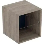 Geberit ONE Seitenelement, Nussbaum hickory, 45x47x49,2 cm, Melamin Holzstruktur,