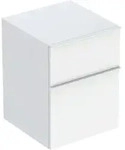 Geberit iCon Seitenschrank, 45x60x47,6 cm, wei&szlig; hochgl&auml;nzend, 2 Schubladen